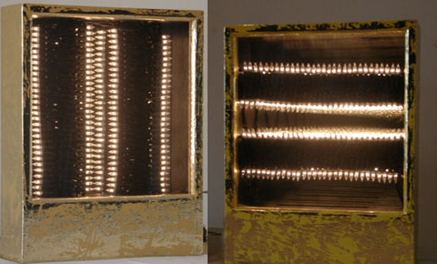 Deep As A Puddle. (Light-boxes 1- 3) What You Will Be, You Are Now Becoming